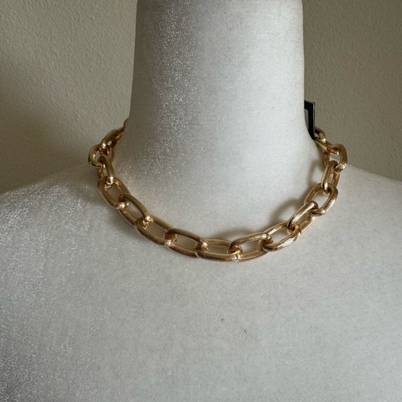 All Saints Oval Chain Collar Necklace - Picture 3 of 4